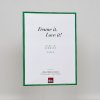 Effect plastic frame Art green 18x24 cm clear glass