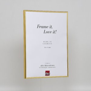 Effect plastic frame Art gold 20x30 cm clear glass