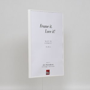 Effect plastic frame Art white 23x70 cm clear glass