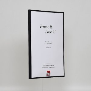 Effect plastic frame Art black 24x30 cm clear glass