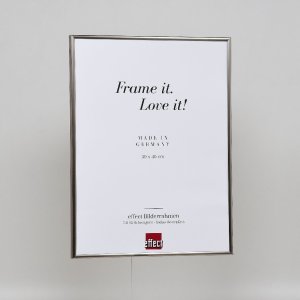 Effect plastic frame Art platinum 25x50 cm clear glass