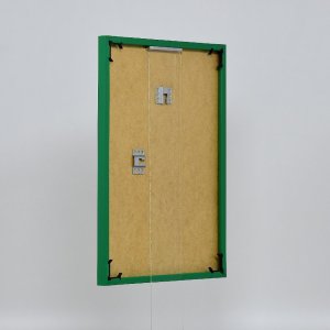 Effect plastic frame Art green 25x50 cm clear glass