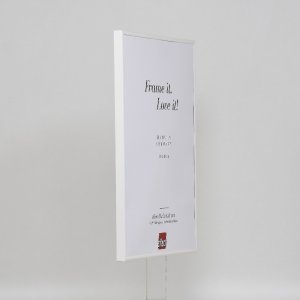 Effect plastic frame Art white 25x50 cm clear glass