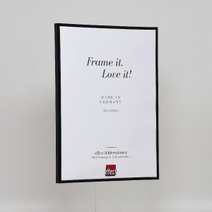 Effect plastic frame Art black 25x60 cm clear glass