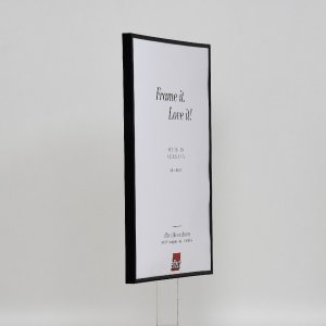 Effect plastic frame Art black 25x60 cm clear glass