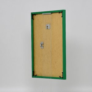 Effect plastic frame Art green 25x60 cm clear glass