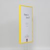 Effect plastic frame Art yellow 25x70 cm clear glass