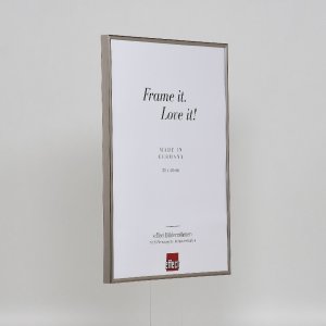 Effect plastic frame Art platinum 28x35 cm clear glass