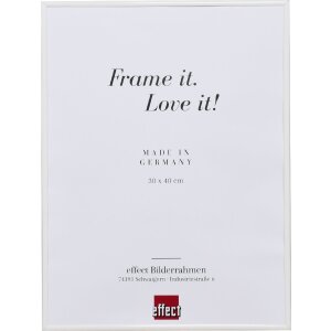 Effect plastic frame Art white 29.7x42 cm clear glass