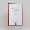 Effect plastic frame Art red 29.7x42 cm clear glass