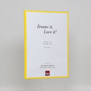 Effect plastic frame Art yellow 30x45 cm clear glass