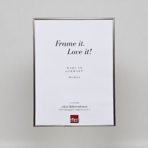 Effect plastic frame Art platinum 30x45 cm clear glass