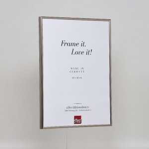 Effect plastic frame Art platinum 30x45 cm clear glass