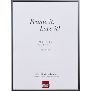 Effect plastic frame Art anthracite 45x80 cm clear glass