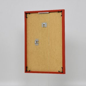 Effect plastic frame Art red 60x60 cm clear glass