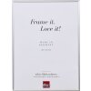 Effect plastic frame Art alulike 59.4x84.1 cm clear glass