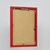 Effect aluminium picture frame Quadro 20x25 cm red clear glass portrait and landscape format