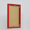 Effect aluminium picture frame Quadro 20x25 cm red clear glass portrait and landscape format