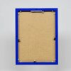 Effect aluminium picture frame Quadro 20x25 cm blue clear glass portrait- landscape format