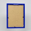 Effect aluminium picture frame Quadro 20x25 cm blue clear glass portrait- landscape format