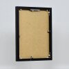 Effect Aluminium Picture Frame Quadro 21x29,7 cm Black Clear Glass High Landscape