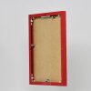 Effect aluminium picture frame Quadro 23x70 cm red clear glass MDF back panel