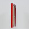 Effect aluminium picture frame Quadro 23x70 cm red clear glass MDF back panel