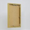 Effect aluminium picture frame Quadro Gold 23x70 cm clear glass MDF back panel