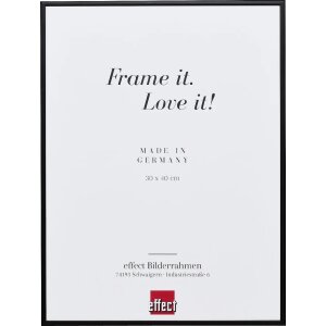 Effect aluminium picture frame Quadro black 23x70 cm...