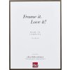 Effect aluminium picture frame Quadro 23x70 cm bronze clear glass dimensionally stable