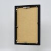 Effect aluminium picture frame Quadro 24x30 cm black clear glass MDF back panel