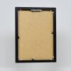 Effect aluminium picture frame Quadro 24x30 cm black clear glass MDF back panel