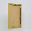 Effect aluminium picture frame Quadro 25x70 cm gold clear glass MDF back panel