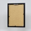 Effect aluminium picture frame Quadro 30x30 cm black clear glass