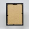 Effect aluminium picture frame Quadro 30x30 cm black clear glass