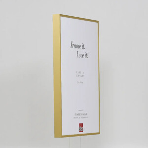 Effect aluminium picture frame Quadro 42x59.4 cm gold clear glass