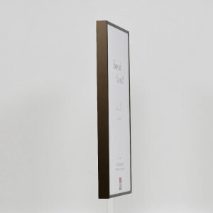 Effect aluminium picture frame Quadro 42x59.4 cm bronze clear glass