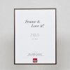 Effect aluminium picture frame Quadro 42x59.4 cm bronze clear glass