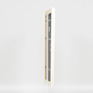 Effect Wooden Baroque Frame Profile 37 white 23x70 cm Normal Glass