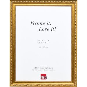 Effect Wooden Baroque Frame Profile 37 antique gold 35x50...