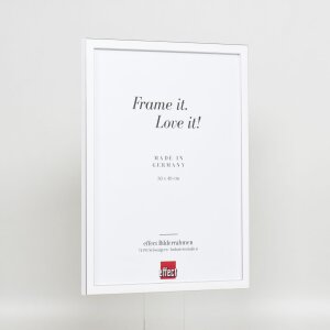 Effect Solid Wood Picture Frame Profile 39 white 10x10 cm Normal Glass