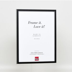 Effect Solid Wood Picture Frame Profile 39 black 10x15 cm Normal Glass