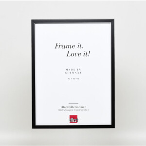 Effect Solid Wood Picture Frame Profile 39 black 25x70 cm Normal Glass