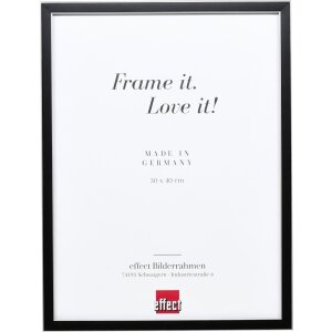 Effect solid wood picture frame Profile 39 black...