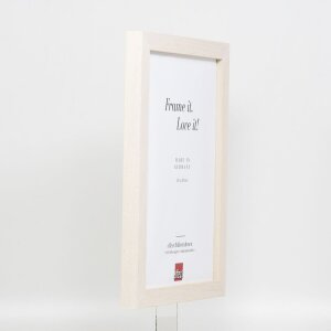 Effect Wooden Picture Frame Profile 52 white 10x10 cm Normal Glass