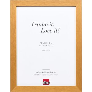 Effect Wooden Picture Frame Profile 52 Oak Coloured 10x10...