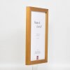 Effect Wooden Picture Frame Profile 52 Oak Coloured 10x10 cm Normal Glass