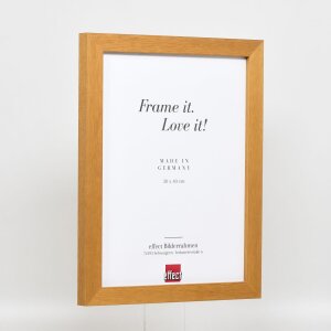 Effect Wooden Picture Frame Profile 52 oak coloured 13x13 cm normal glass