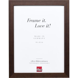 Effect Wooden Picture Frame Profile 52 dark brown 18x24...