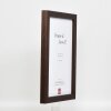 Effect Wooden Picture Frame Profile 52 dark brown 18x24 cm normal glass